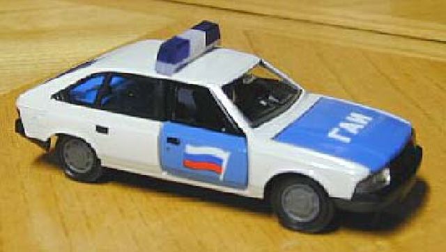 Moskvitch-2141 Russian Police